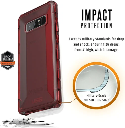UAG Plyo Hoesje Samsung Galaxy Note 8 Crimson afbeelding 2