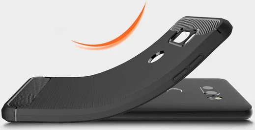 LG V30 / V30S Geborsteld TPU Hoesje Grijs afbeelding 4