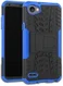LG Q6 Hybride Hoesje met Standaard Blauw afbeelding 3
