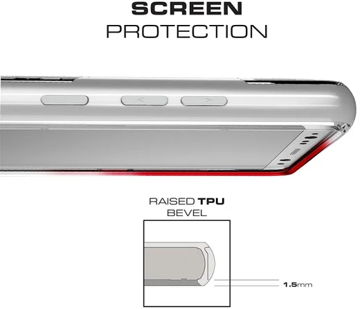 Ghostek Cloak 3 Hybride Hoesje Samsung Galaxy Note 8 Zilver afbeelding 4