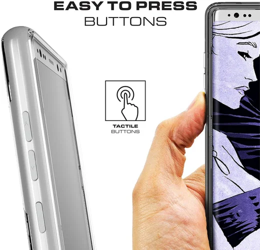 Ghostek Cloak 3 Hybride Hoesje Samsung Galaxy Note 8 Zilver afbeelding 5