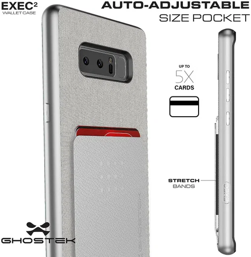 Ghostek Exec 2 Portemonnee Hoesje Samsung Galaxy Note 8 Zwart afbeelding 4