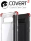 Ghostek Covert 2 Transparant Hoesje Samsung Galaxy Note 8 Rood afbeelding 3