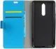 Nokia 8 Portemonnee Hoesje Blauw afbeelding 7