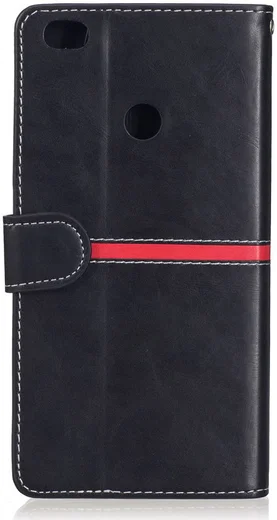 Xiaomi Mi Max 2 Stijlvol Portemonnee Hoesje Zwart afbeelding 4