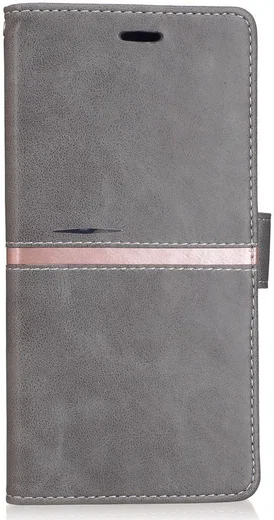 Xiaomi Mi Max 2 Stijlvol Portemonnee Hoesje Grijs afbeelding 1