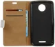 Motorola Moto C Plus Portemonnee Hoesje met Rode Boom Print afbeelding 3