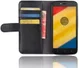 Echt Leren Motorola Moto C Plus Hoesje Zwart afbeelding 1