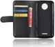 Echt Leren Motorola Moto C Plus Hoesje Zwart afbeelding 5
