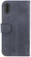Valenta Luxe Apple iPhone X Hoesje Leer Bookcase Vintage Blauw afbeelding 2
