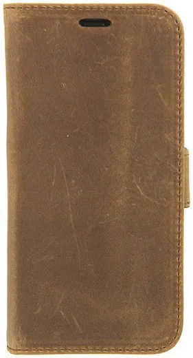 Valenta Luxe Apple iPhone X Hoesje Leer Bookcase Vintage Bruin afbeelding 4