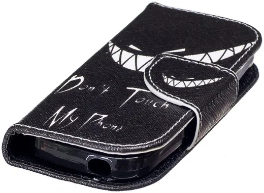 Nokia 3310 (2017) Portemonnee Hoesje met Print Don't Touch My Phone afbeelding 5