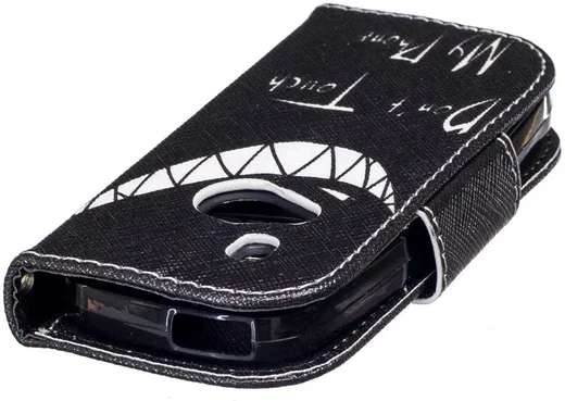 Nokia 3310 (2017) Portemonnee Hoesje met Print Don't Touch My Phone afbeelding 6