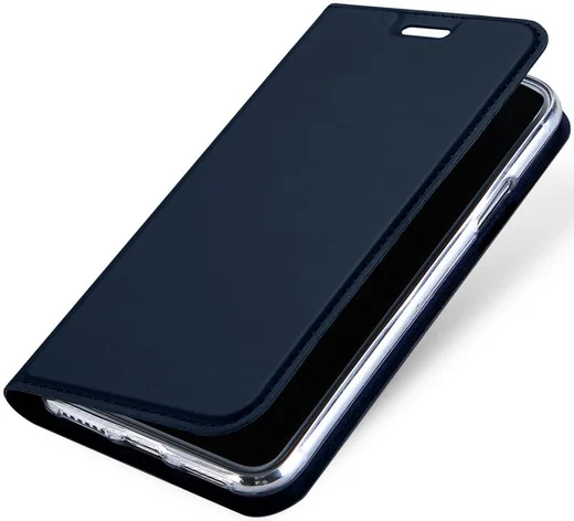 Dux Ducis Apple iPhone X Bookcase Hoesje Blauw afbeelding 1