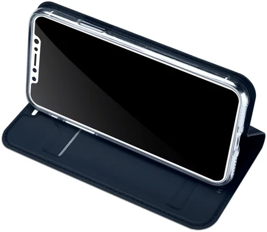 Dux Ducis Apple iPhone X Bookcase Hoesje Blauw afbeelding 4