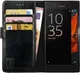 Rosso Element Sony Xperia XZ1 Hoesje Book Cover Zwart afbeelding 1