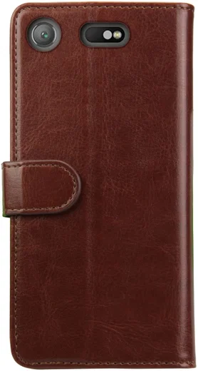 Rosso Element Sony Xperia XZ1 Compact Hoesje Book Cover Bruin afbeelding 4