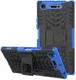 Sony Xperia XZ1 Hybride Kickstand Hoesje Blauw afbeelding 3