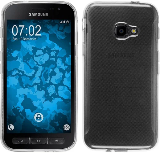 Samsung	Galaxy Xcover 4/4s Transparant TPU Hoesje afbeelding 1