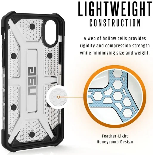 Urban Armor Gear Plasma Hoesje Apple iPhone XS/X Ice afbeelding 6