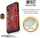 Urban Armor Gear Plasma Hoesje Apple iPhone XS/X Magma afbeelding 4