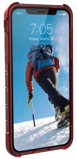 Urban Armor Gear Plyo Hoesje Apple iPhone XS/X Crimson afbeelding 8