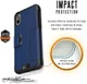 Urban Armor Gear Metropolis Hoesje Apple iPhone XS/X Cobalt afbeelding 6