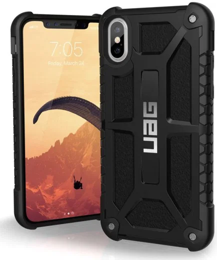 Urban Armor Gear Monarch Hoesje Apple iPhone XS/X Midnight afbeelding 1