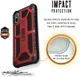 Urban Armor Gear Monarch Hoesje Apple iPhone XS/X Crimson afbeelding 4