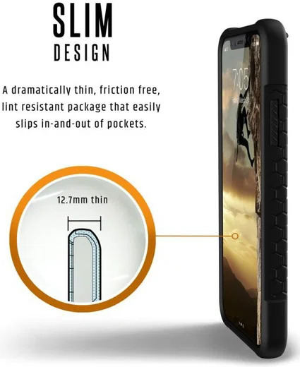 Urban Armor Gear Monarch Hoesje Apple iPhone XS/X Graphite afbeelding 7