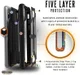 Urban Armor Gear Monarch Hoesje Apple iPhone XS/X Graphite afbeelding 5