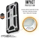 Urban Armor Gear Monarch Hoesje Apple iPhone XS/X Platinum afbeelding 5