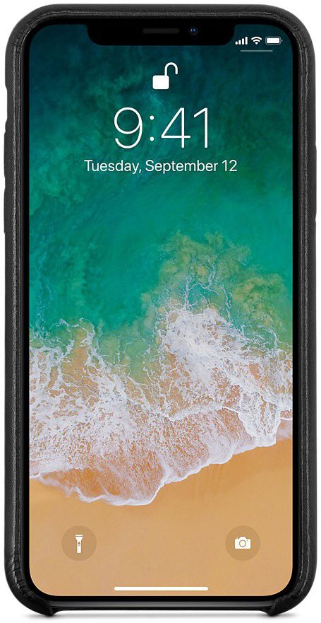 Twelve South RelaxedLeather iPhone X / XS Hoesje Black afbeelding 3