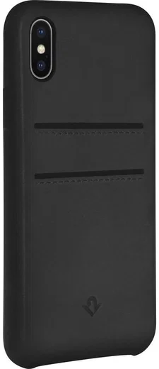 Twelve South RelaxedLeather iPhone X / XS Hoesje Black afbeelding 2