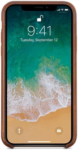 Twelve South RelaxedLeather iPhone X / XS Hoesje Cognac afbeelding 3
