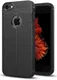 Apple iPhone 5 / 5S / SE Hoesje met Kunstleer Coating Zwart afbeelding 1