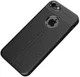 Apple iPhone 5 / 5S / SE Hoesje met Kunstleer Coating Zwart afbeelding 3