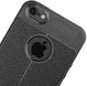Apple iPhone 5 / 5S / SE Hoesje met Kunstleer Coating Zwart afbeelding 9