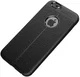 Apple iPhone 6 / 6S Hoesje met Kunstleer Coating Zwart afbeelding 6