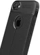 Apple iPhone 7 Hoesje met Leren Textuur Zwart afbeelding 11