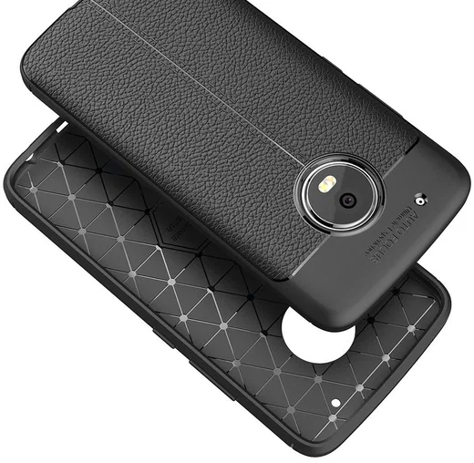 Motorola Moto G5 Plus Hoesje met Kunstleer Coating Zwart afbeelding 11