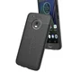 Motorola Moto G5 Plus Hoesje met Kunstleer Coating Zwart afbeelding 3
