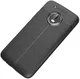 Motorola Moto G5 Plus Hoesje met Kunstleer Coating Zwart afbeelding 5