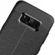 Samsung Galaxy S8 Hoesje Met Leren Textuur Zwart afbeelding 9
