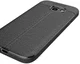 Samsung Galaxy A5 (2017)  Hoesje met Leren Textuur Zwart afbeelding 8