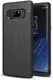 Samsung Galaxy Note 8 Hoesje TPU Met Leren Textuur Zwart afbeelding 1