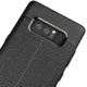 Samsung Galaxy Note 8 Hoesje TPU Met Leren Textuur Zwart afbeelding 10