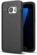 Samsung Galaxy S7 Hoesje Met Leren Textuur Zwart afbeelding 1