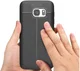 Samsung Galaxy S7 Hoesje Met Leren Textuur Zwart afbeelding 2