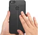 Huawei P10 Lite Hoesje TPU Met Leren Textuur Zwart afbeelding 2